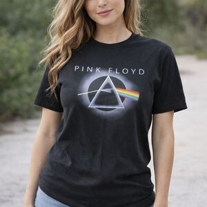 2/$20 Pink Floyd Black Short Sleeve Tee